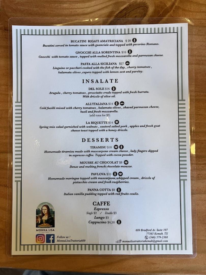 Monna Lisa Trattoria