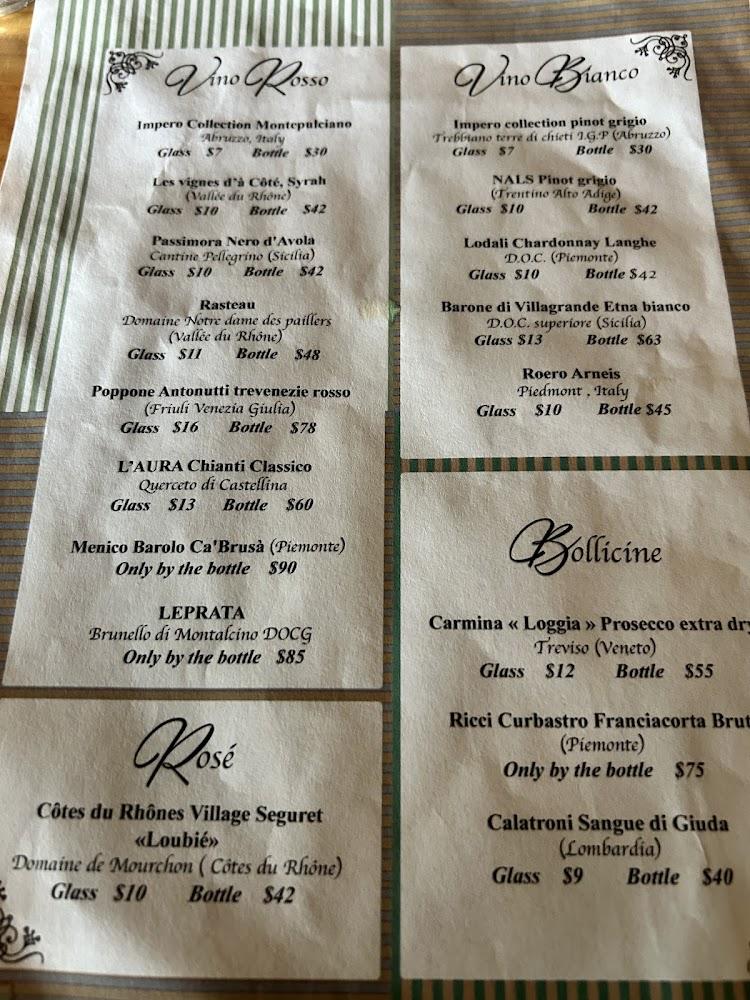 Monna Lisa Trattoria Menu image 4